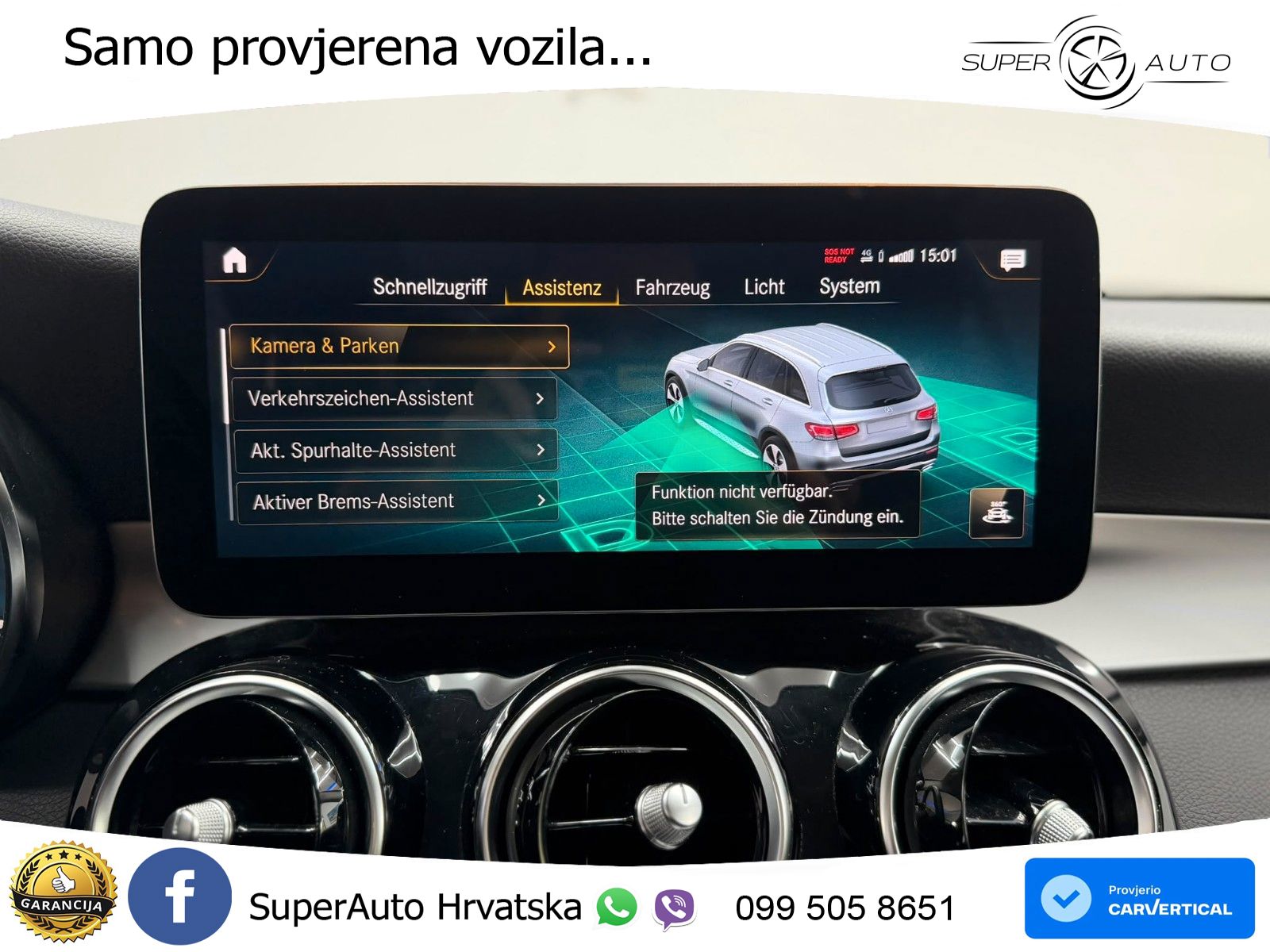 Mercedes GLC 300de (306 KS) 4MATIC 9G-TRONIC ZRAČNI+ACC+GR SJED+KAM
