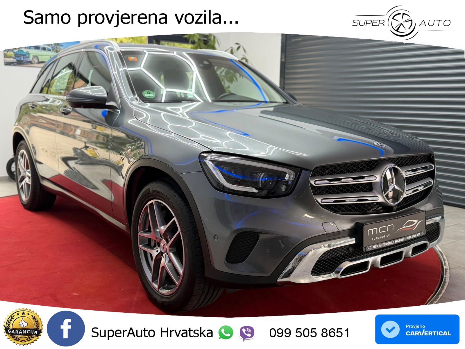 Mercedes GLC 300de (306 KS) 4MATIC 9G-TRONIC ZRAČNI+ACC+GR SJED+KAM
