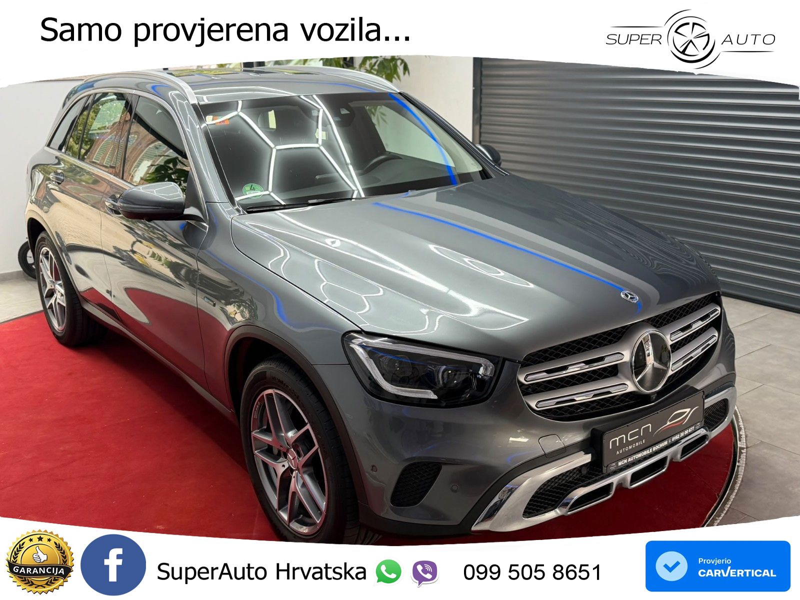Mercedes GLC 300de (306 KS) 4MATIC 9G-TRONIC ZRAČNI+ACC+GR SJED+KAM