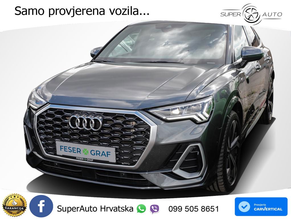 Audi Q3 Sportback 45 TFSIe (245 KS) S tronic 2x S line