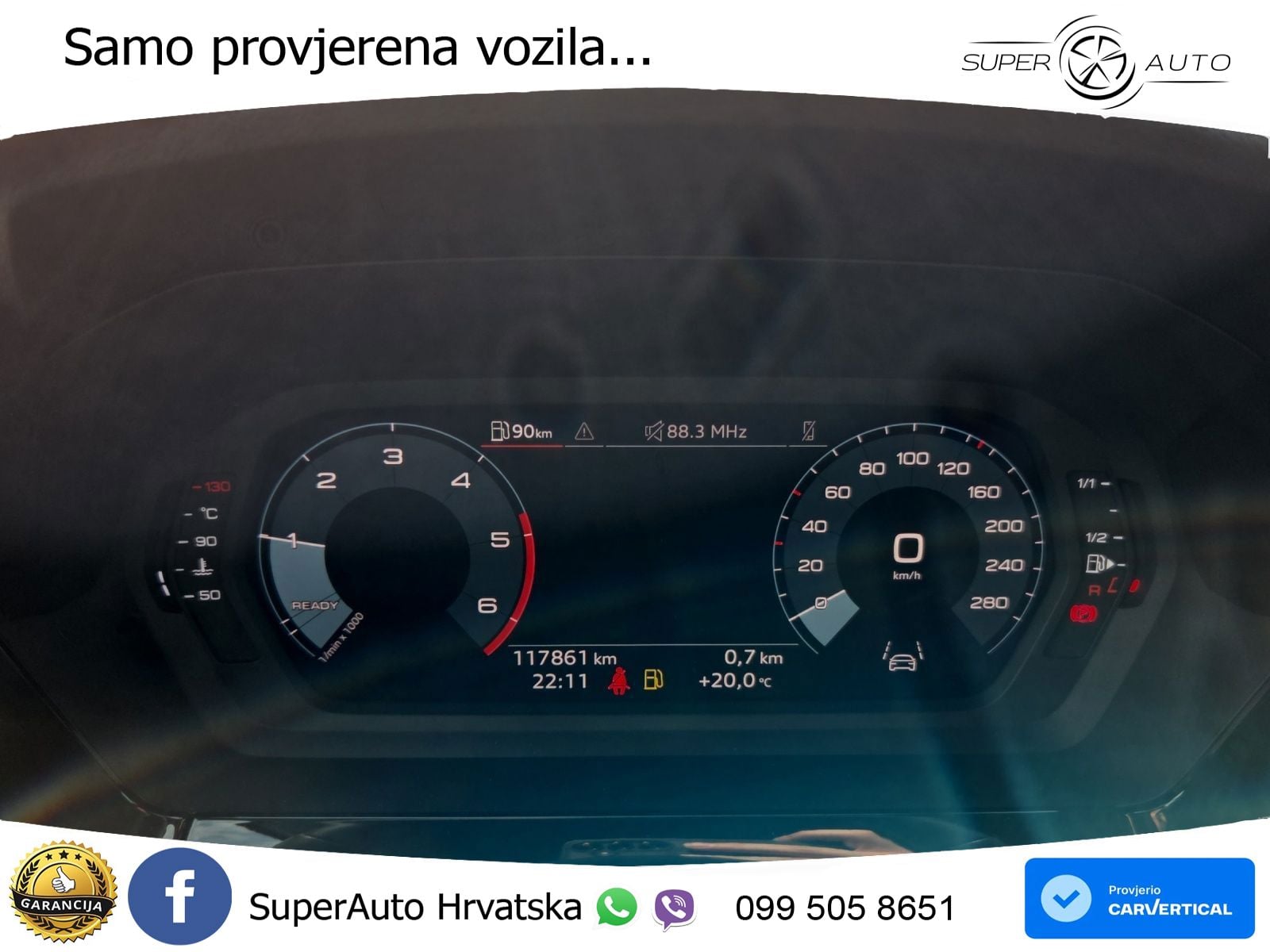 Audi A3 35 TDI (150 KS) LED+GR SJED+ACC