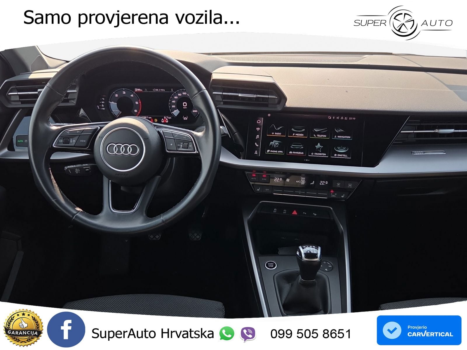 Audi A3 35 TDI (150 KS) LED+GR SJED+ACC