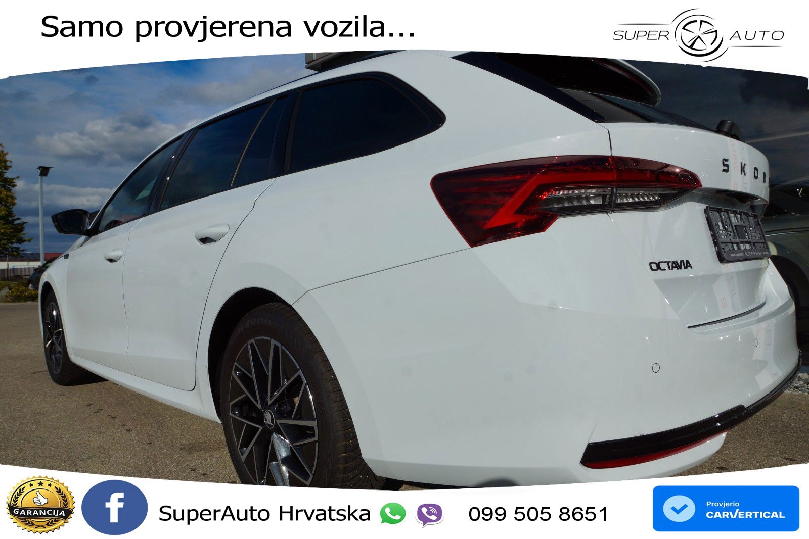 Škoda Octavia Combi 1.5 TSI (150 KS) DSG MATRIX+GR SJED+KAM