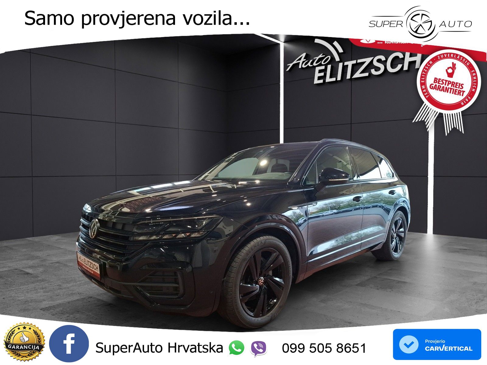 Volkswagen Touareg 3.0 V6 TDI (231 KS) 4MOTION Tiptronic R-Line ZRAČNI+ACC+4xGR SJED+KAM