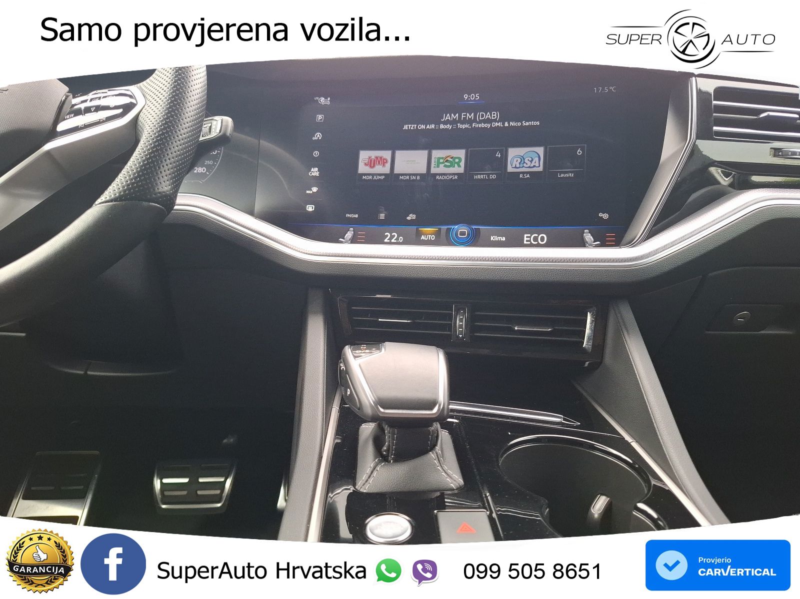 Volkswagen Touareg 3.0 V6 TDI (231 KS) 4MOTION Tiptronic R-Line ZRAČNI+ACC+4xGR SJED+KAM