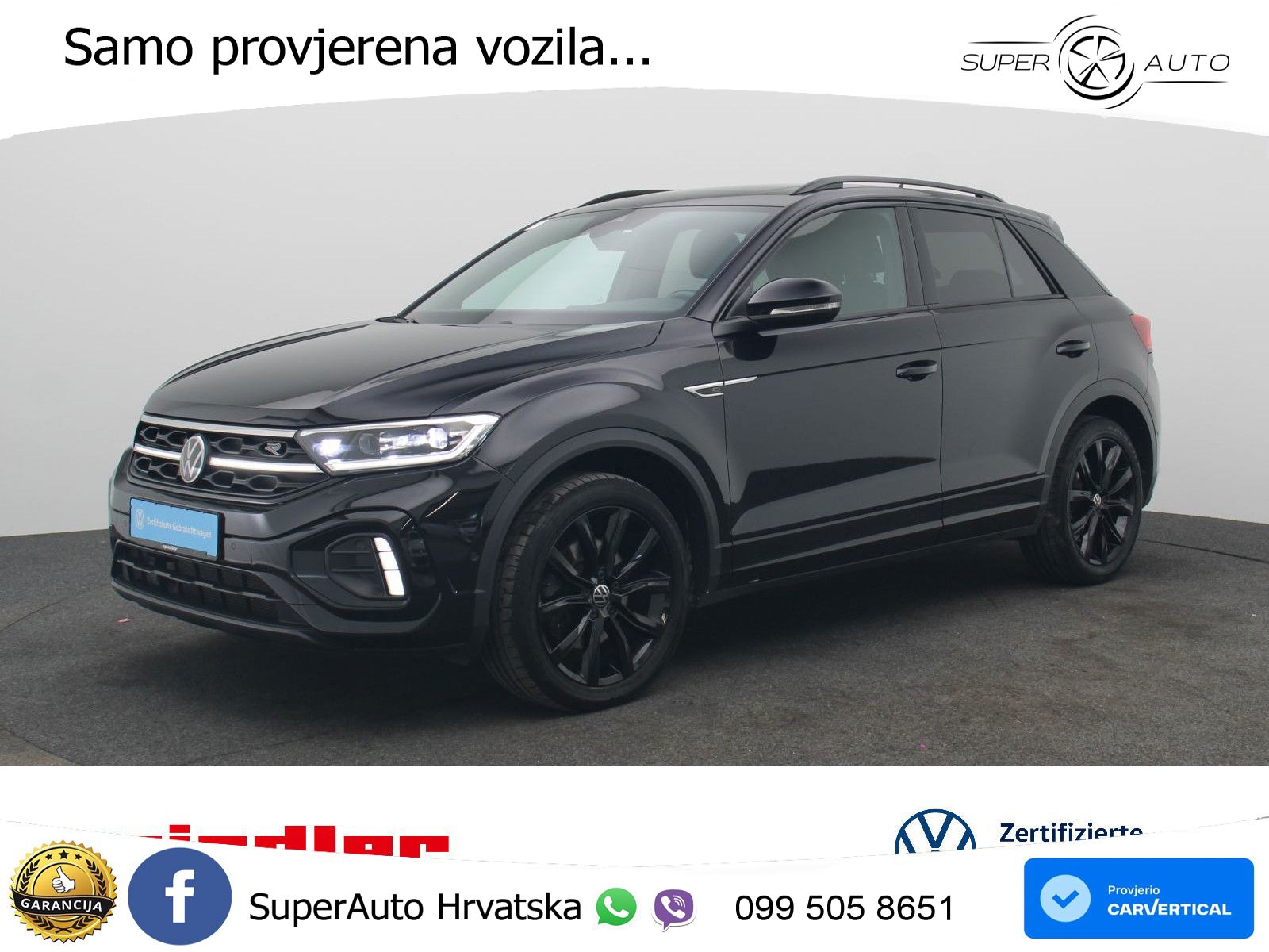 Volkswagen T-Roc 2.0 TSI (190 KS) 4M DSG R-Line MATRIX+GR SJED+KAM