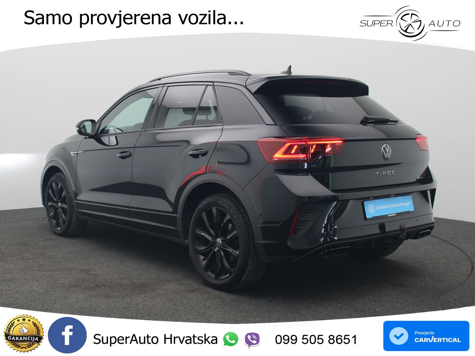 Volkswagen T-Roc 2.0 TSI (190 KS) 4M DSG R-Line MATRIX+GR SJED+KAM