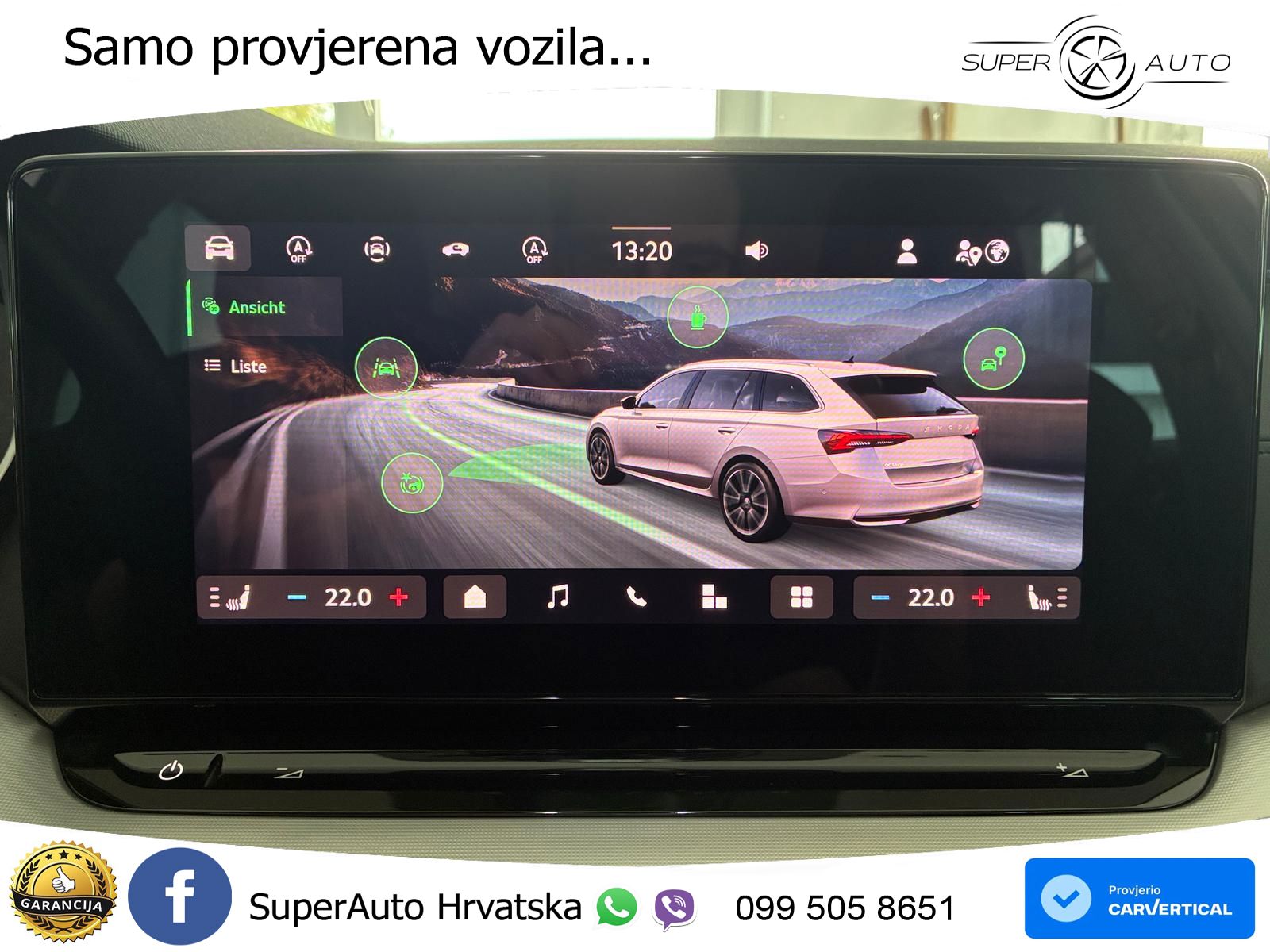 Škoda Octavia Combi 1.5 TSI (150 KS) Selection MATRIX+GR SJED+KAM