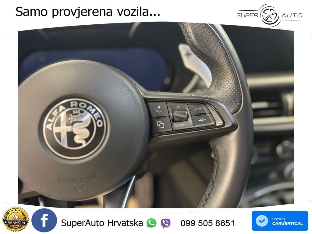 Alfa Romeo Stelvio 2.2 MultiJet II (210 KS) Q4 Automatic MATRIX+GR SJED+KAM