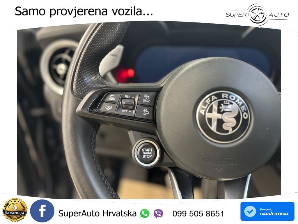 Alfa Romeo Stelvio 2.2 MultiJet II (210 KS) Q4 Automatic MATRIX+GR SJED+KAM