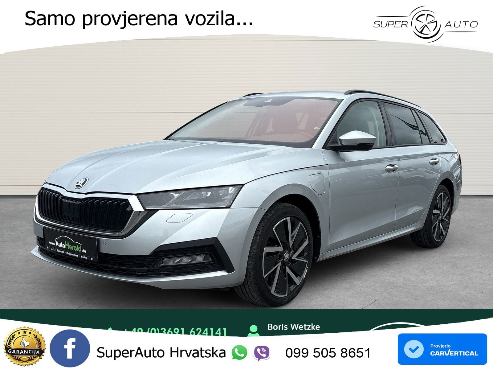 Škoda Octavia Combi iV 1.4 TSI (204 KS) DSG LED+GR SJED+ACC