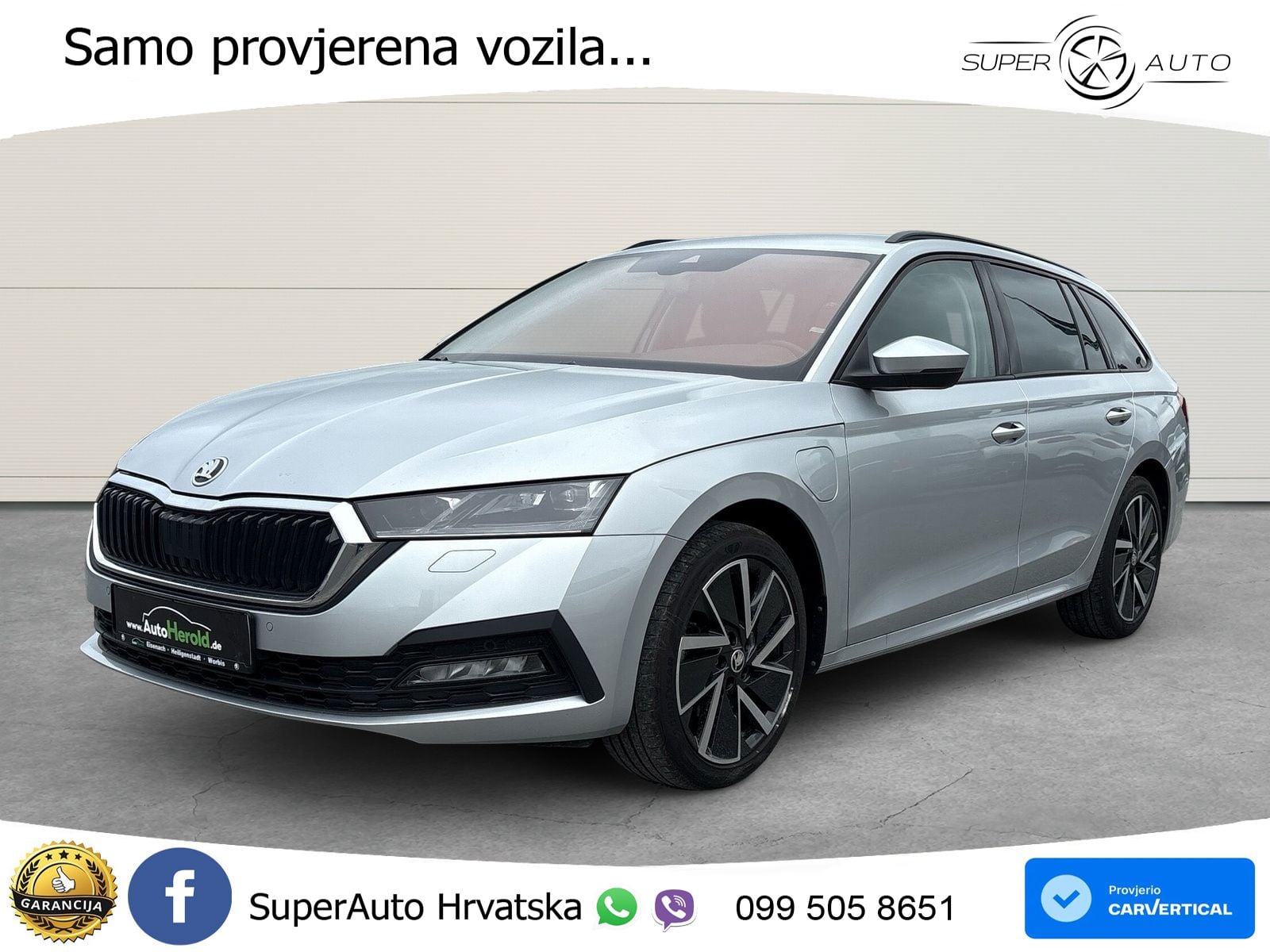 Škoda Octavia Combi iV 1.4 TSI (204 KS) DSG LED+GR SJED+ACC