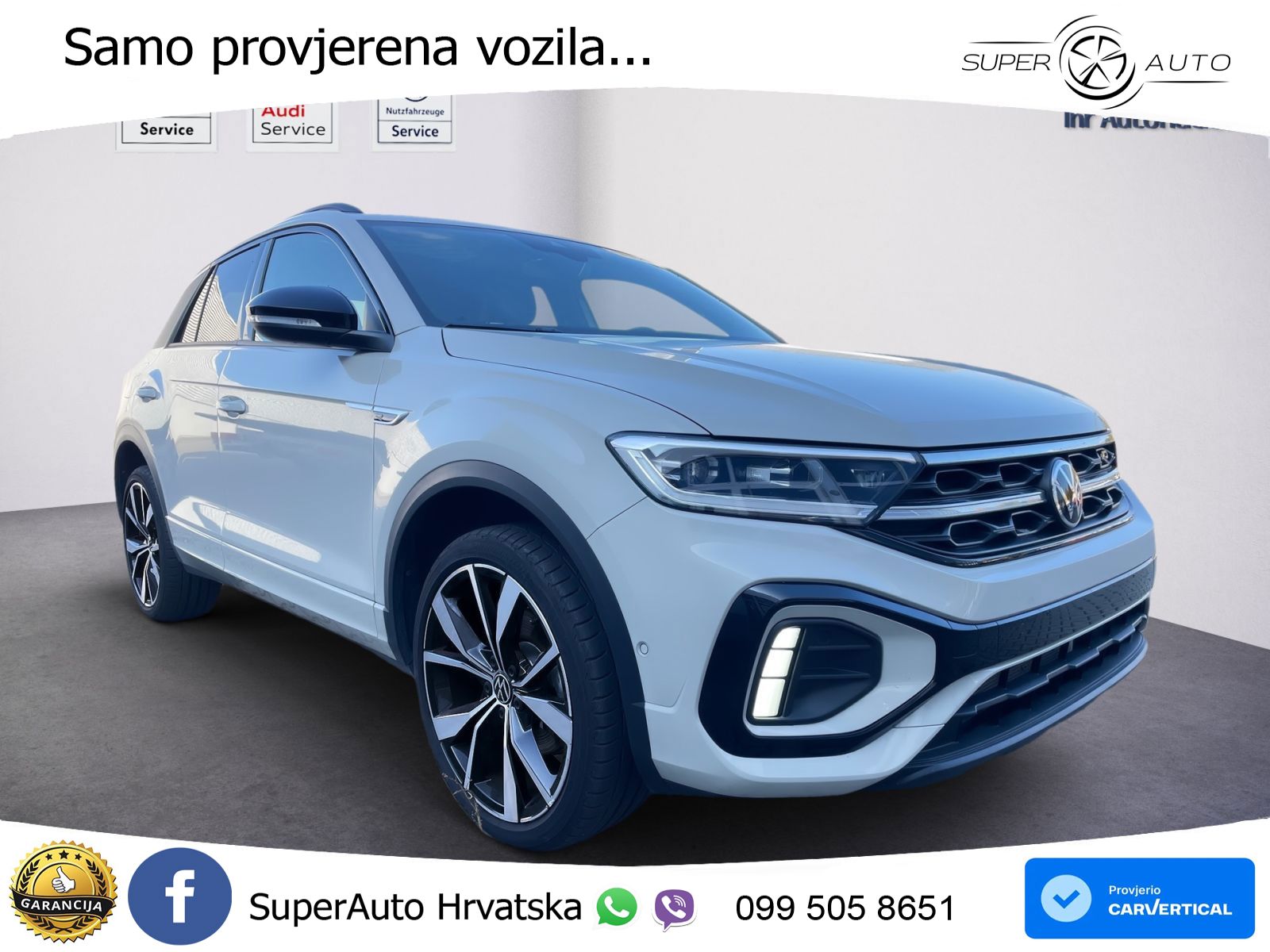 Volkswagen T-Roc 1.5 TSI (150 KS) DSG R-Line LED+GR SJED+ACC