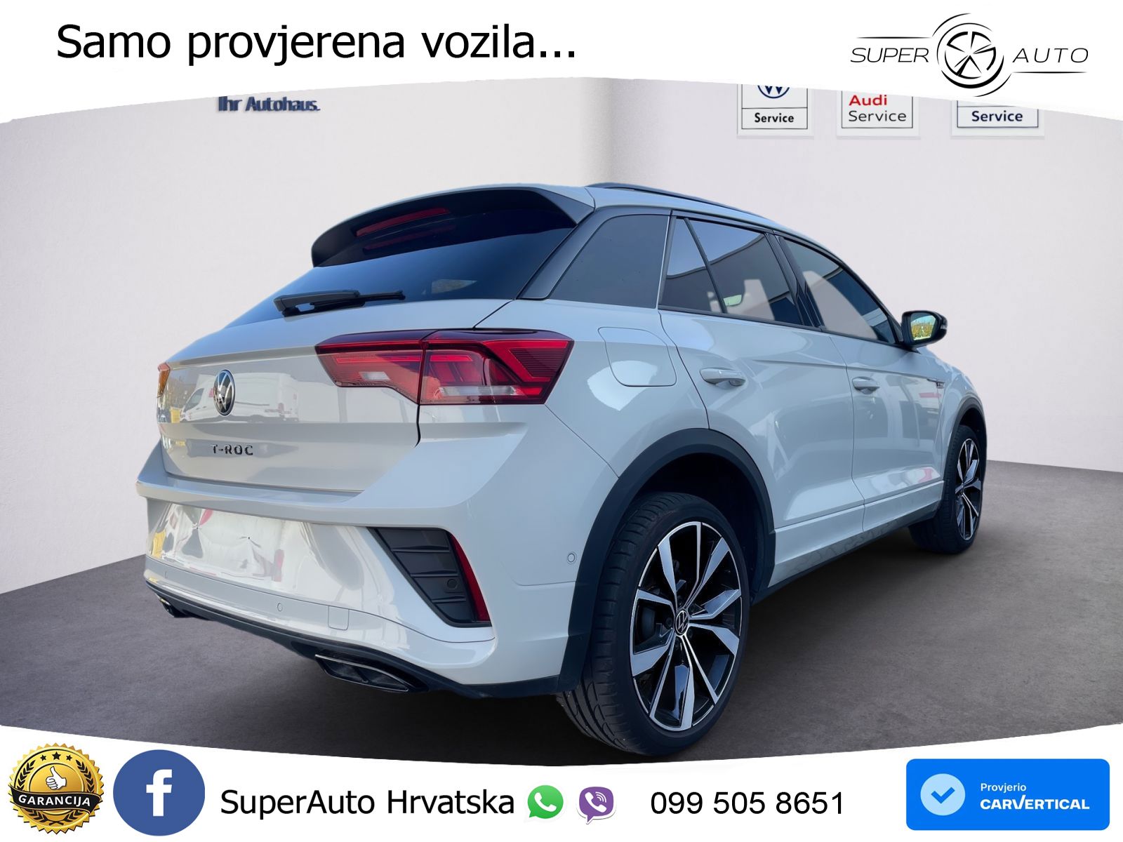 Volkswagen T-Roc 1.5 TSI (150 KS) DSG R-Line LED+GR SJED+ACC