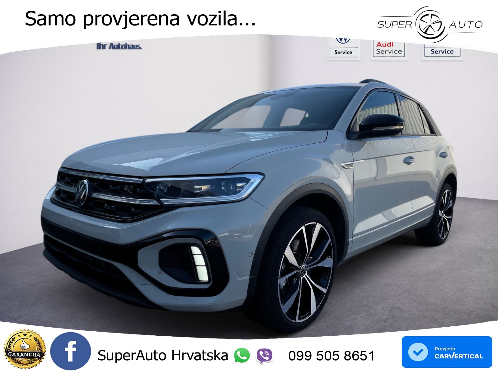Volkswagen T-Roc 1.5 TSI (150 KS) DSG R-Line LED+GR SJED+ACC