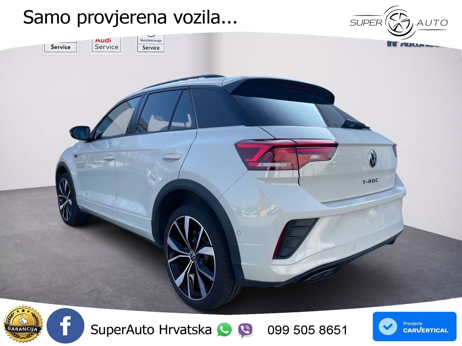 Volkswagen T-Roc 1.5 TSI (150 KS) DSG R-Line LED+GR SJED+ACC
