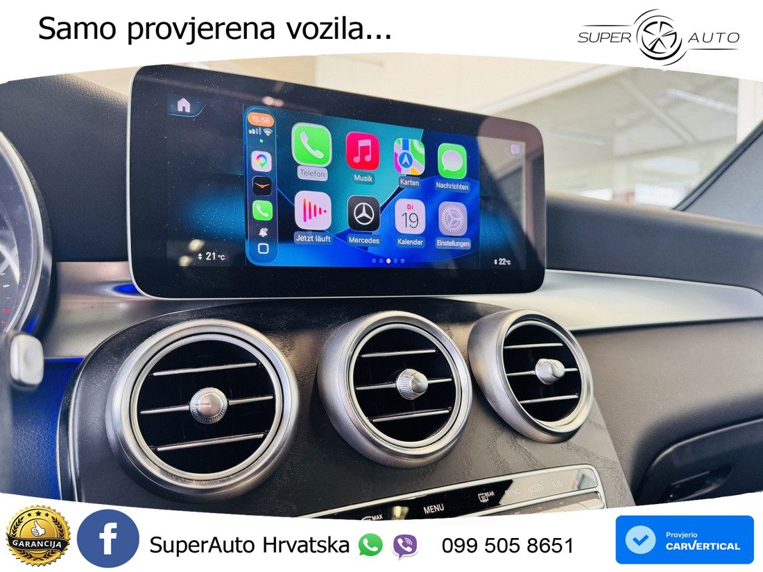 Mercedes GLC 220d (194 KS) 4MATIC G-TRONIC LED+GR SJED+ACC