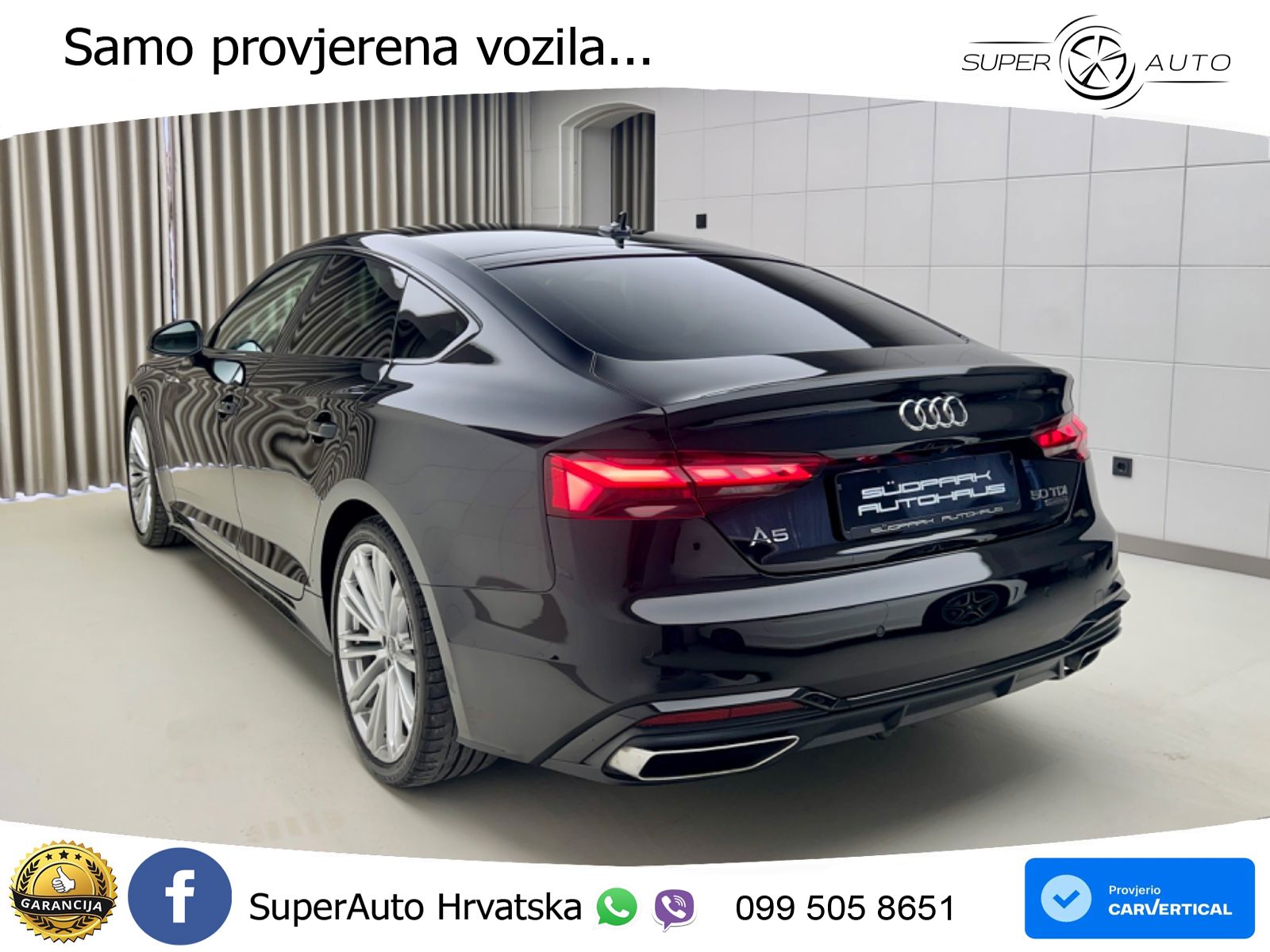 Audi A5 Sportback 50 TDI V6 (286 KS) quattro Tiptronic