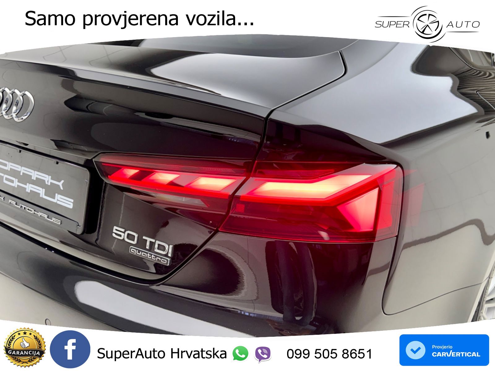 Audi A5 Sportback 50 TDI V6 (286 KS) quattro Tiptronic