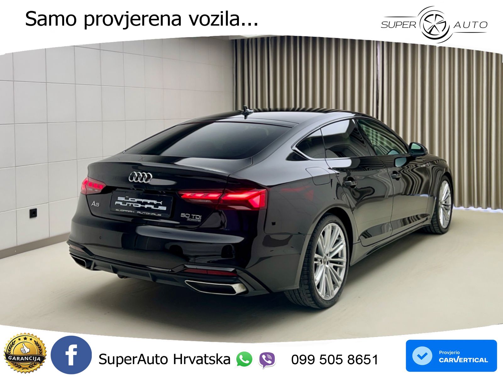Audi A5 Sportback 50 TDI V6 (286 KS) quattro Tiptronic