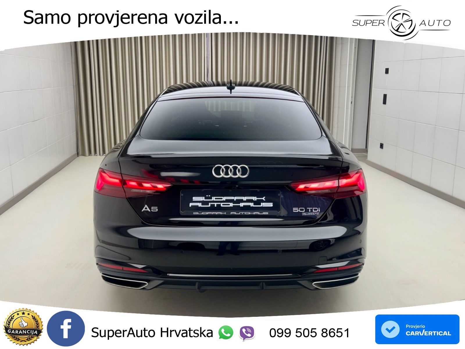 Audi A5 Sportback 50 TDI V6 (286 KS) quattro Tiptronic
