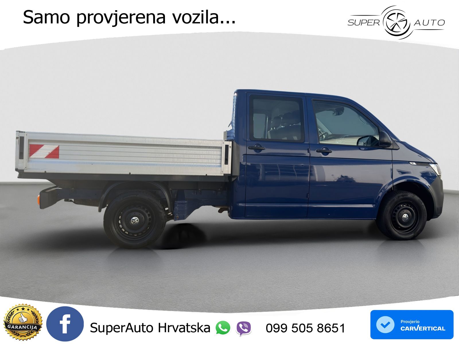 Volkswagen Transporter T6.1 2.0 TDI*DOPPELKABINE*KLIMA*LEIT 110 KS