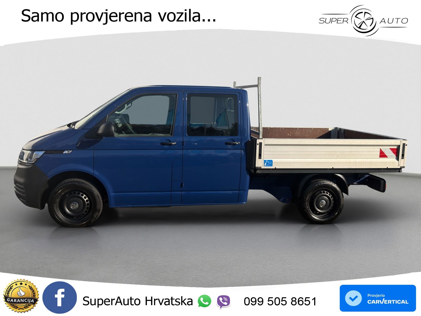 Volkswagen Transporter T6.1 2.0 TDI*DOPPELKABINE*KLIMA*LEIT 110 KS