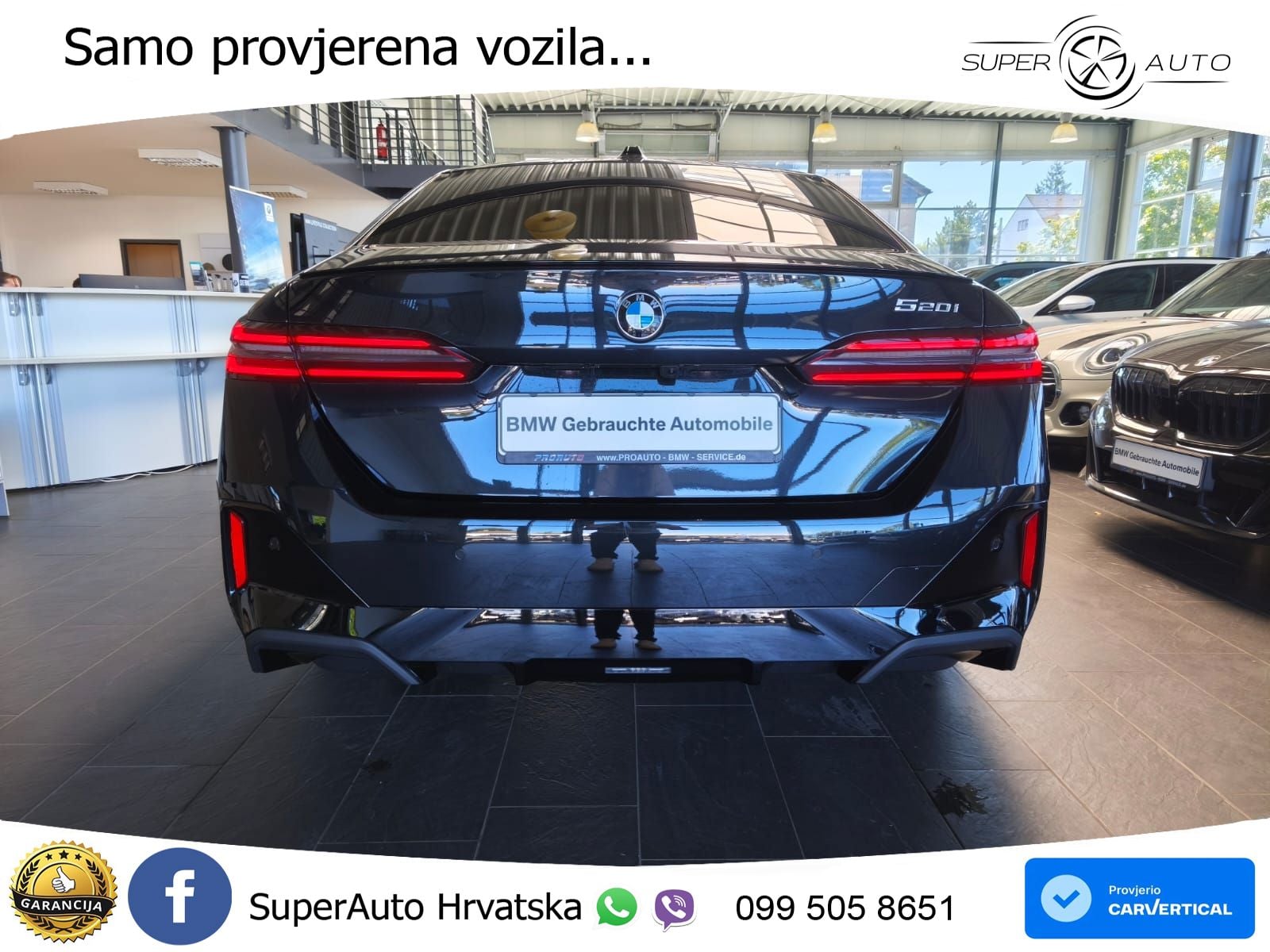 BMW 520i (208 KS) Steptronic M Sport ACC+HEAD+GR SJED+360+PANO