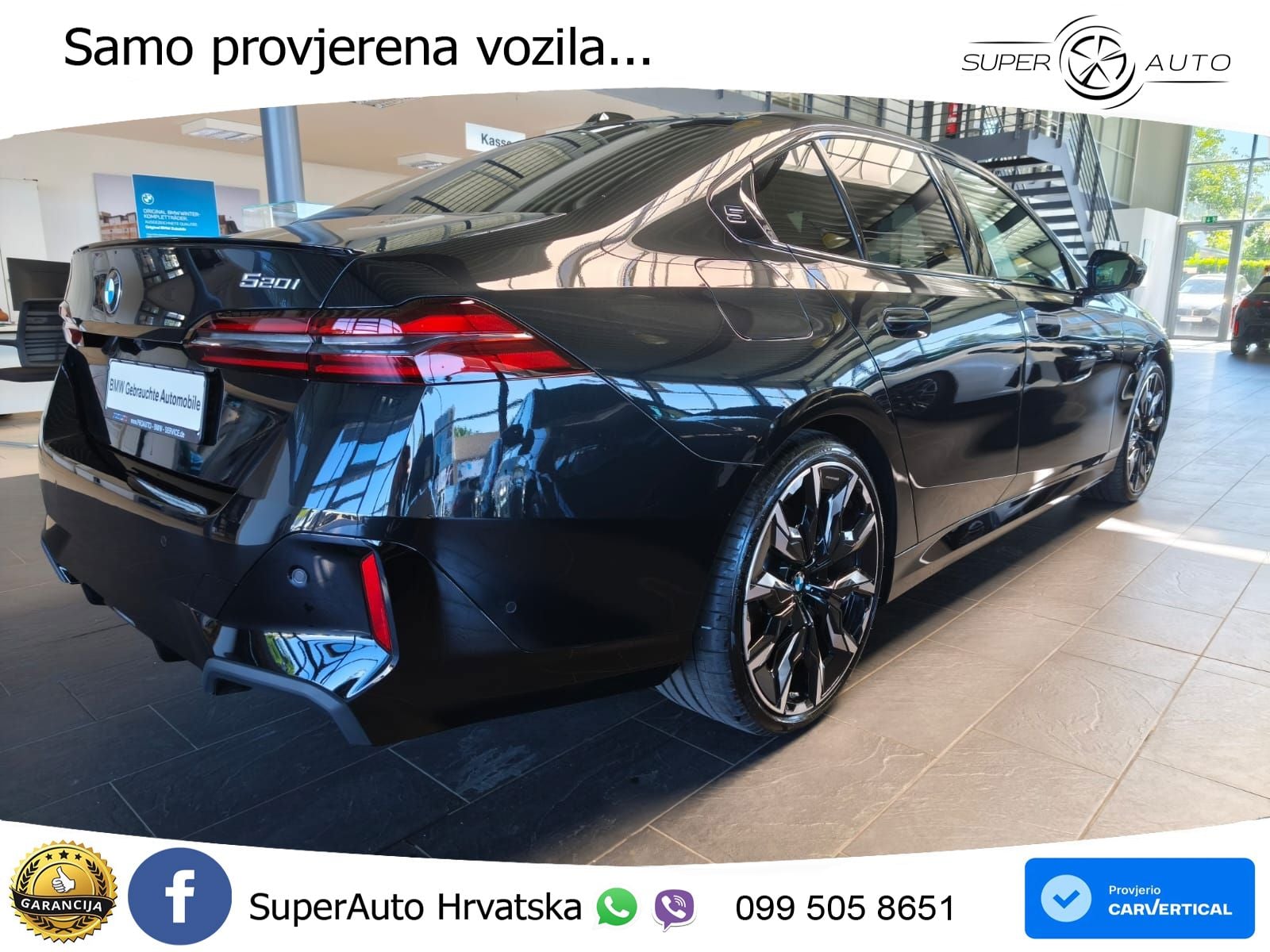 BMW 520i (208 KS) Steptronic M Sport ACC+HEAD+GR SJED+360+PANO