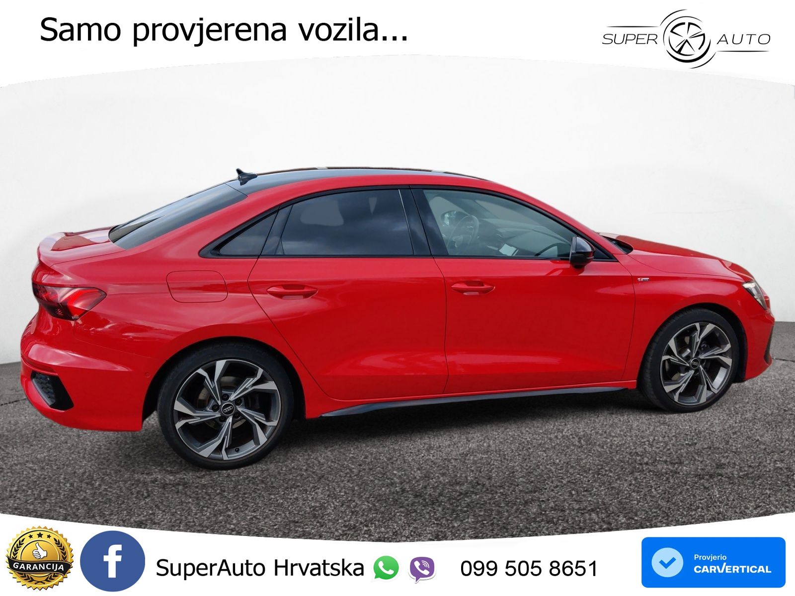 Audi A3 Limuzina 35 TFSI (150 KS) S tronic S line LED+GR SJED+ACC