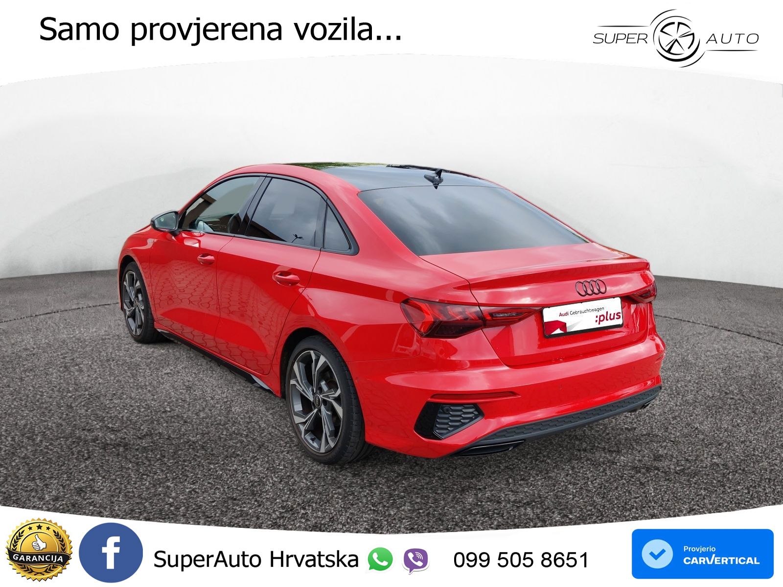 Audi A3 Limuzina 35 TFSI (150 KS) S tronic S line LED+GR SJED+ACC
