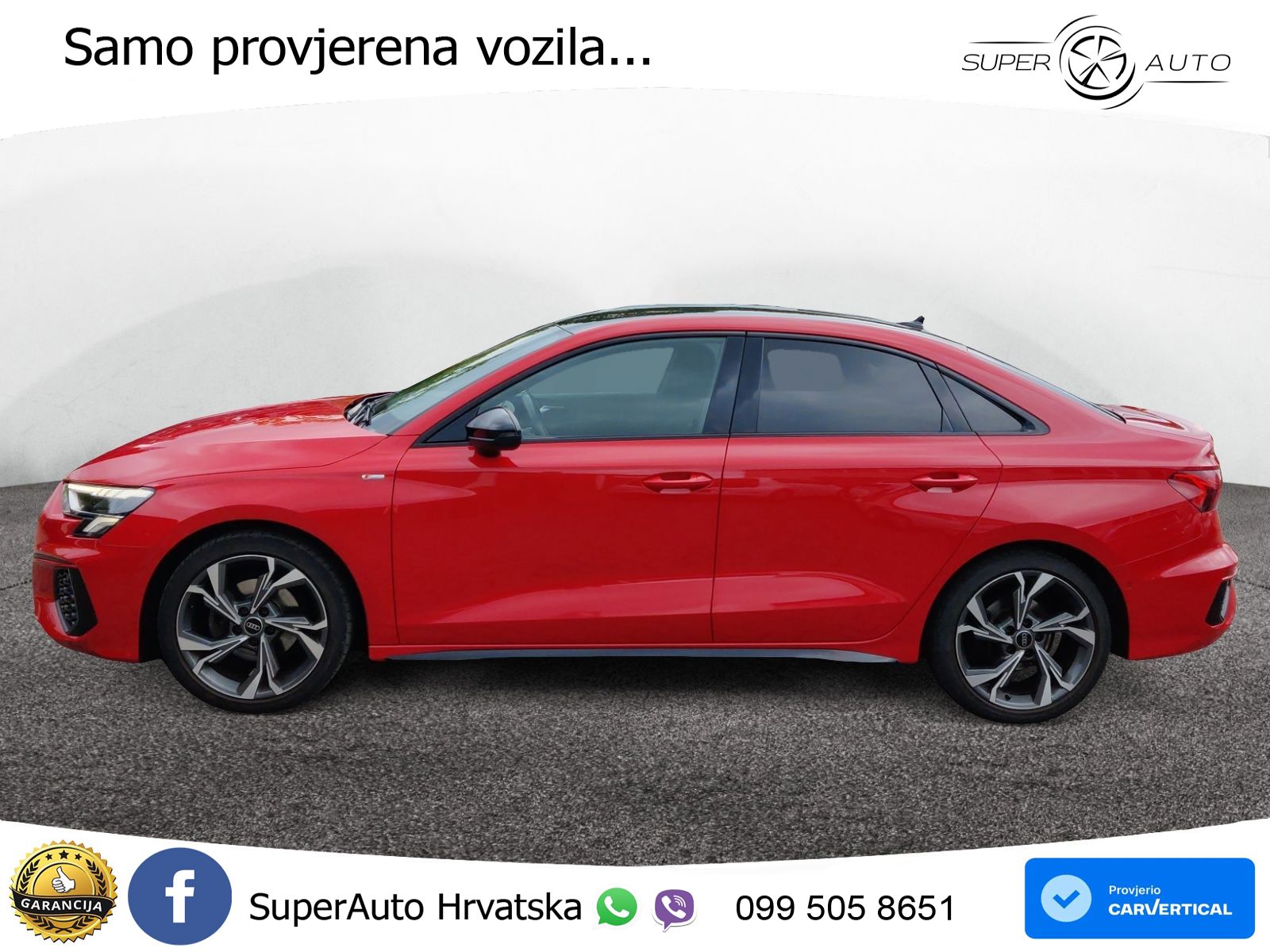 Audi A3 Limuzina 35 TFSI (150 KS) S tronic S line LED+GR SJED+ACC