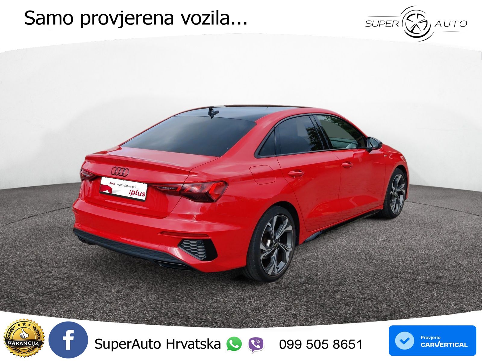 Audi A3 Limuzina 35 TFSI (150 KS) S tronic S line LED+GR SJED+ACC