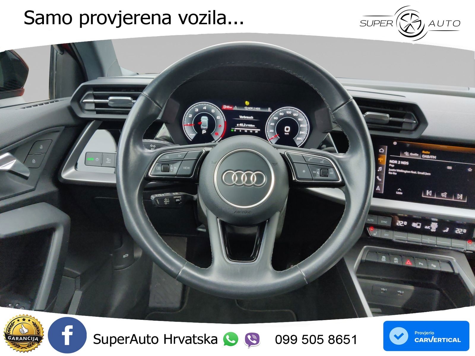 Audi A3 Limuzina 35 TFSI (150 KS) S tronic S line LED+GR SJED+ACC