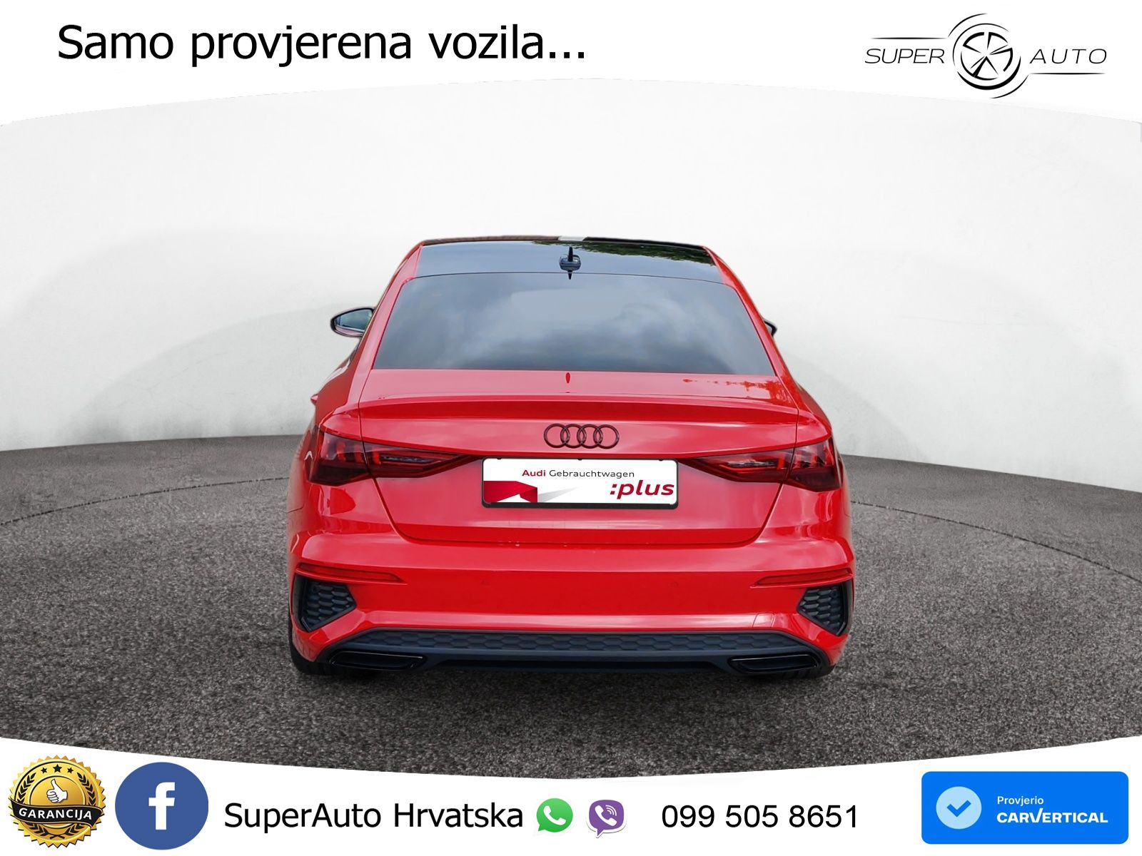 Audi A3 Limuzina 35 TFSI (150 KS) S tronic S line LED+GR SJED+ACC