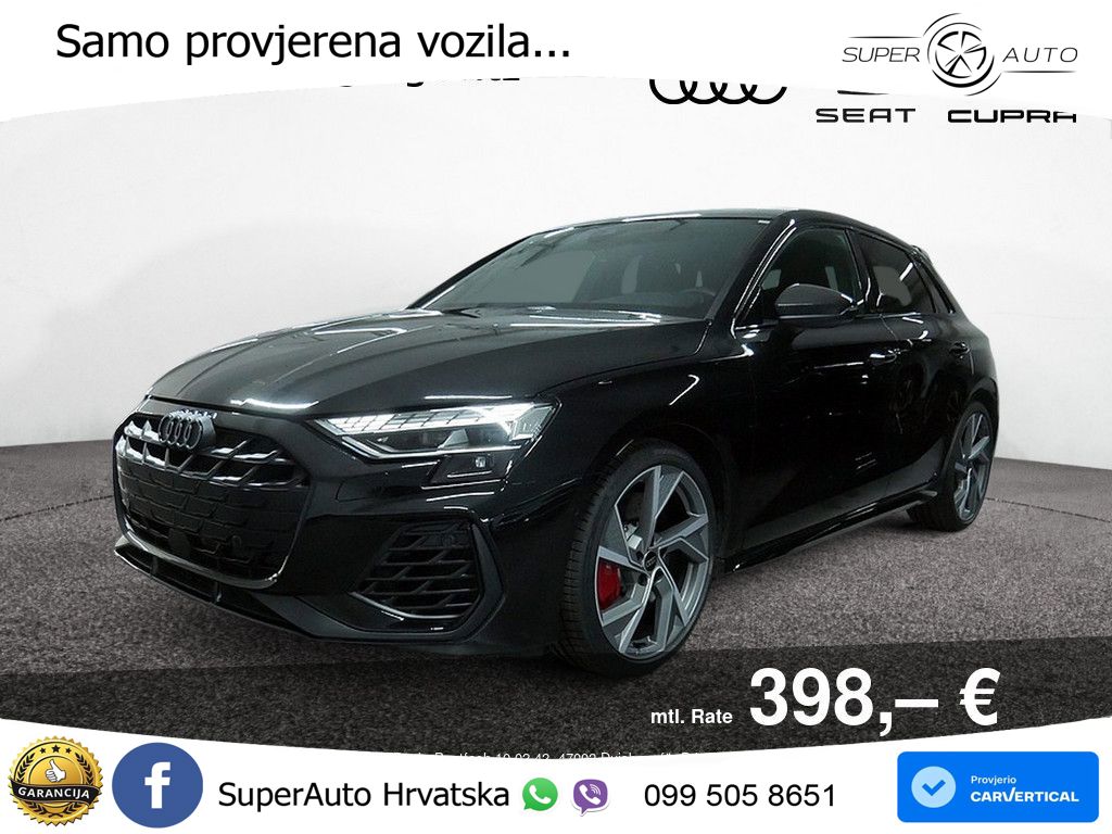 Audi S3 2.0 TFSI (333 KS) quattro S tronic LED+GR SJED+ACC
