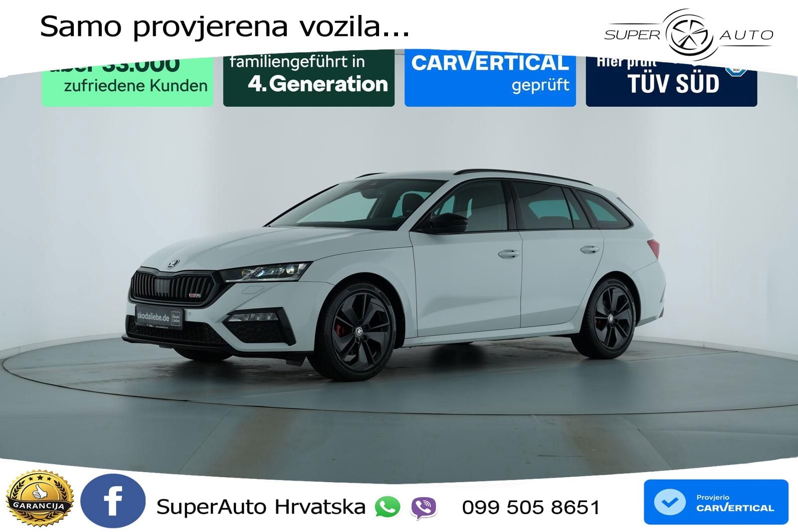 Škoda Octavia Combi RS 2.0 TDI (200 KS) DSG