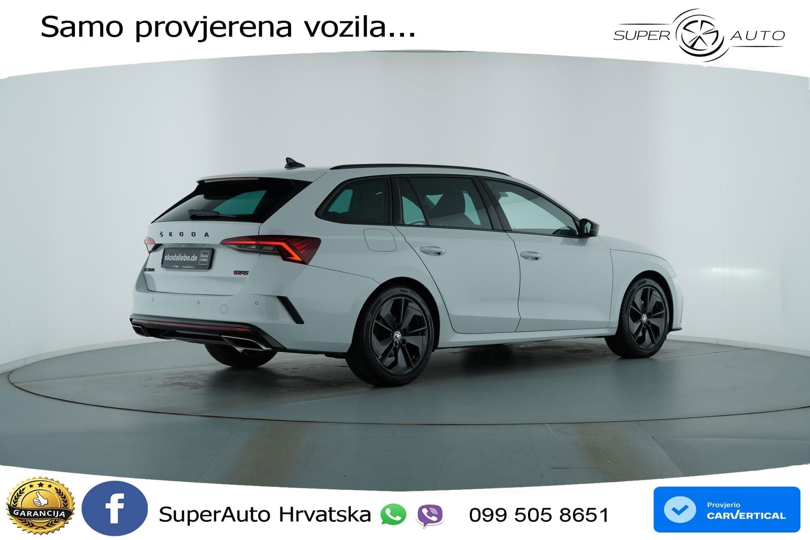 Škoda Octavia Combi RS 2.0 TDI (200 KS) DSG