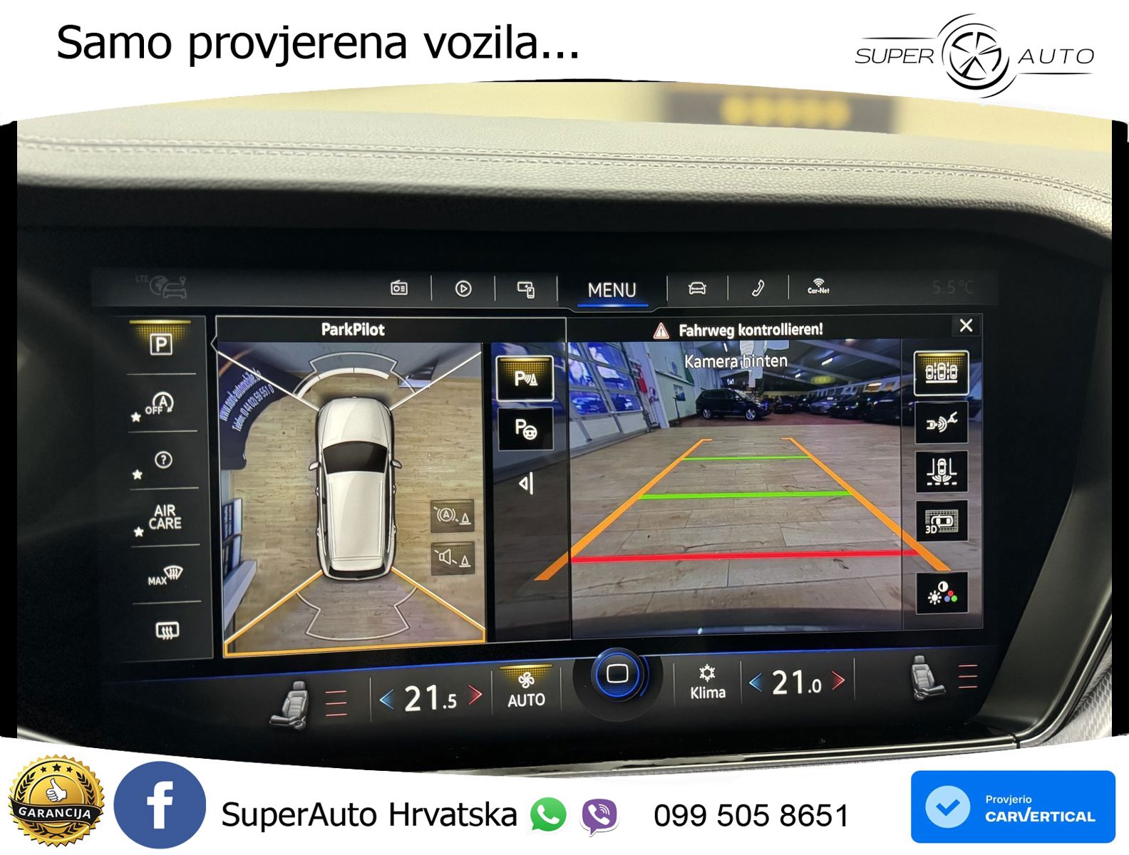 Volkswagen Touareg 3.0 V6 TDI (231 KS) 4MOTION Tiptronic R-Line ZRAČNI+ACC+GR SJED+KAM+PANO