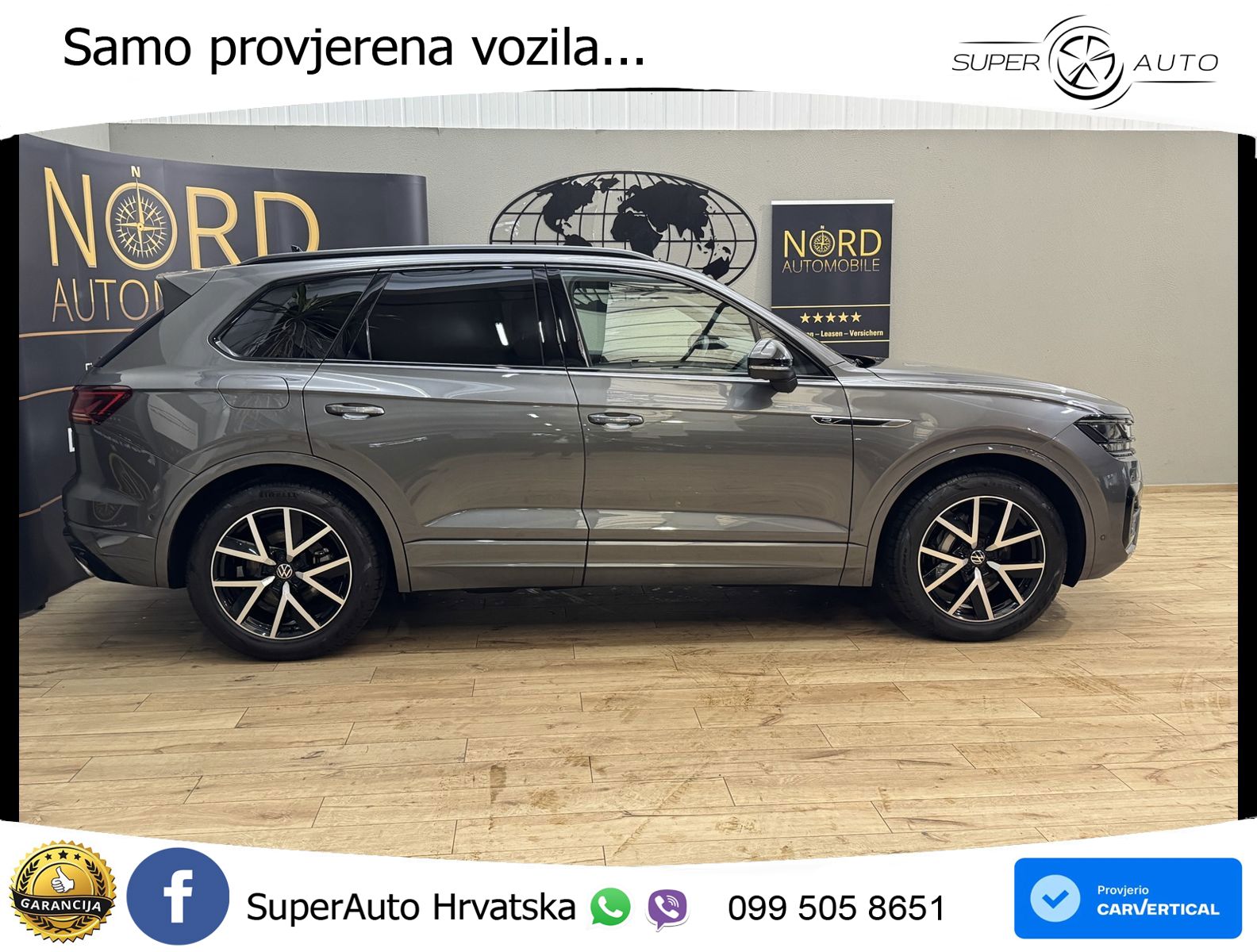 Volkswagen Touareg 3.0 V6 TDI (231 KS) 4MOTION Tiptronic R-Line ZRAČNI+ACC+GR SJED+KAM+PANO
