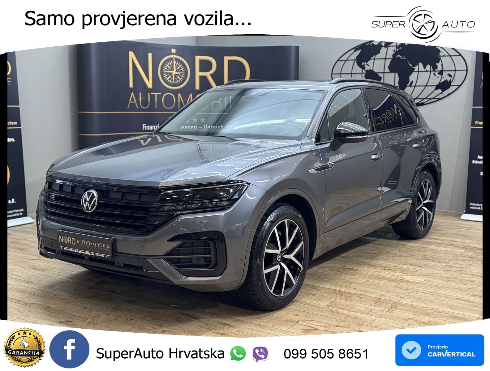 Volkswagen Touareg 3.0 V6 TDI (231 KS) 4MOTION Tiptronic R-Line ZRAČNI+ACC+GR SJED+KAM+PANO