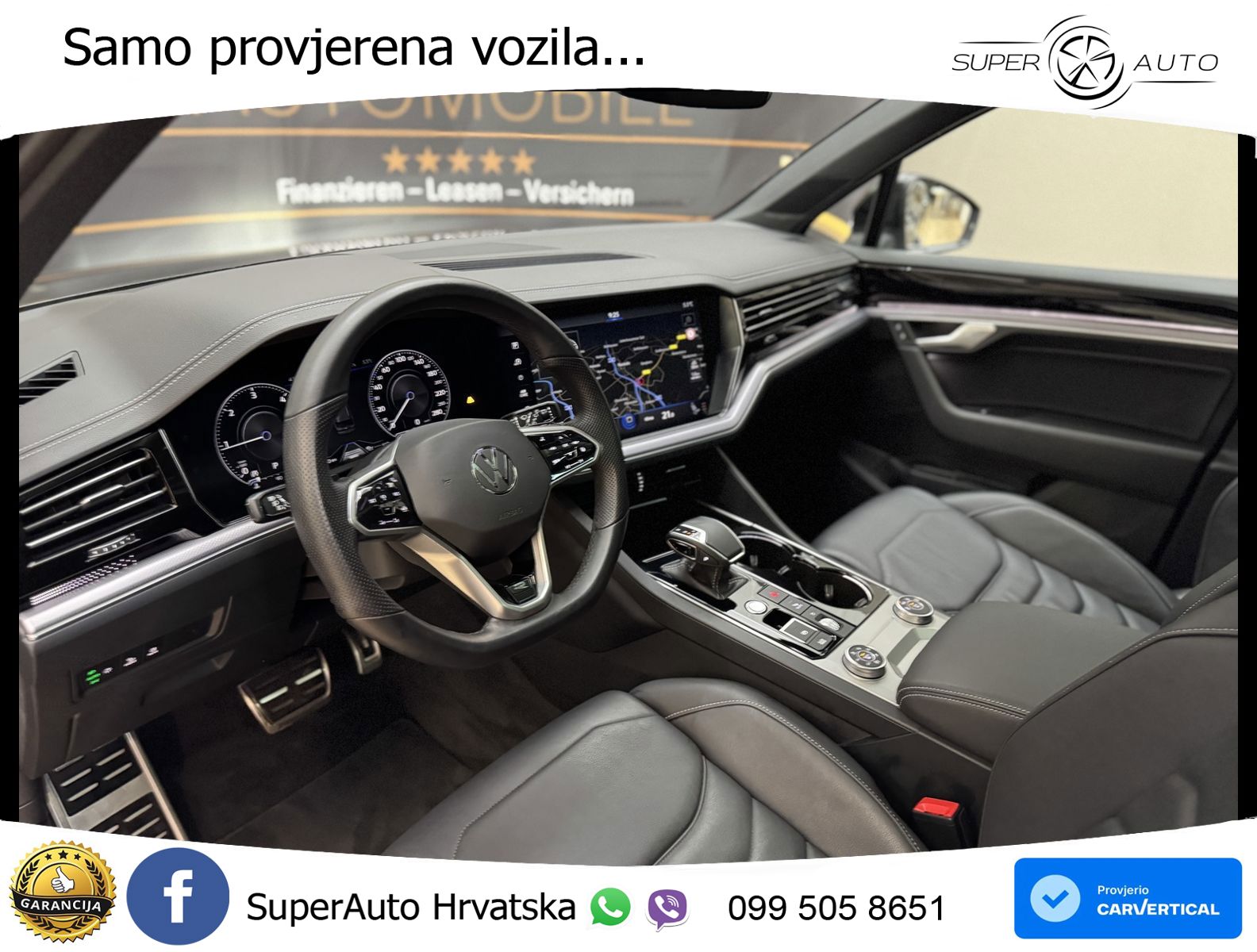 Volkswagen Touareg 3.0 V6 TDI (231 KS) 4MOTION Tiptronic R-Line ZRAČNI+ACC+GR SJED+KAM+PANO