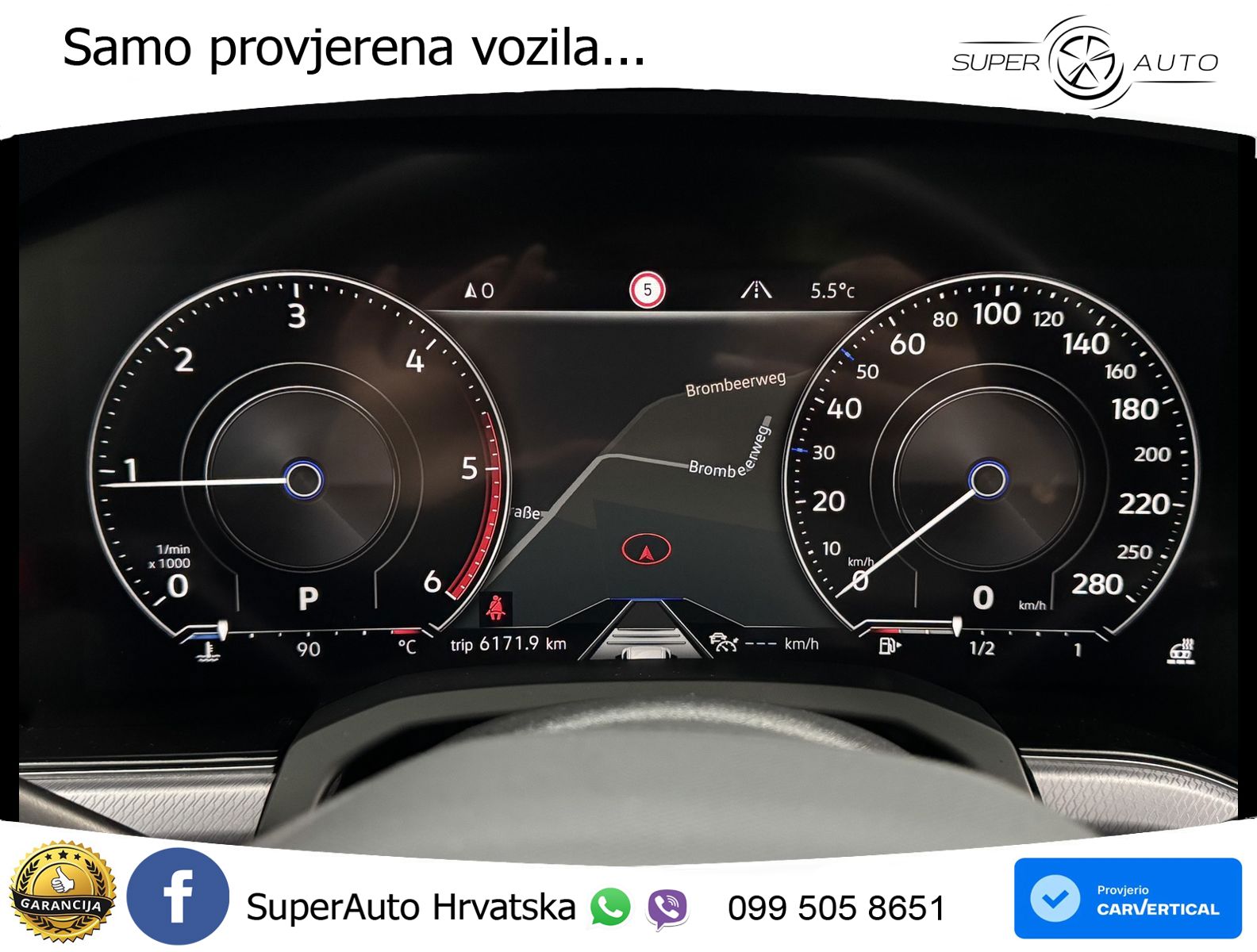 Volkswagen Touareg 3.0 V6 TDI (231 KS) 4MOTION Tiptronic R-Line ZRAČNI+ACC+GR SJED+KAM+PANO
