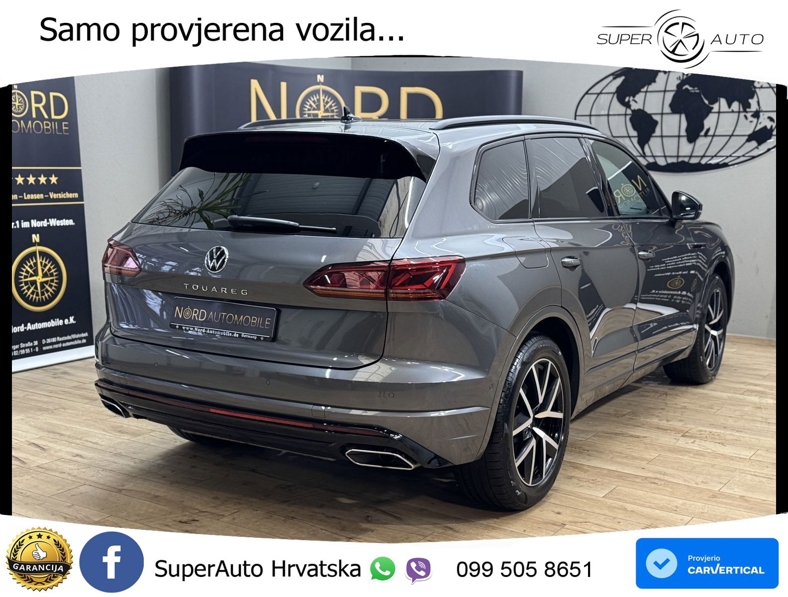 Volkswagen Touareg 3.0 V6 TDI (231 KS) 4MOTION Tiptronic R-Line ZRAČNI+ACC+GR SJED+KAM+PANO