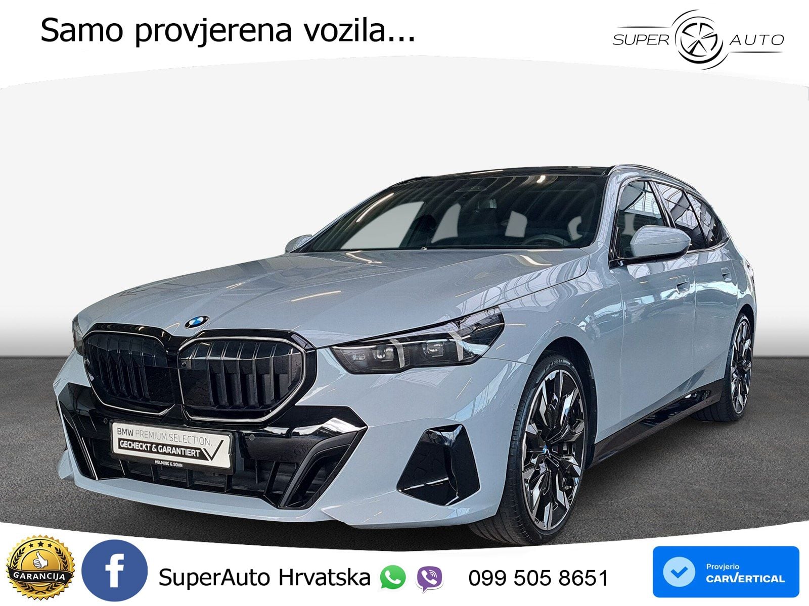 BMW 520d Touring (197 KS) xDrive Steptronic M Sport ACC+HEAD+GR SJED+360+PANO