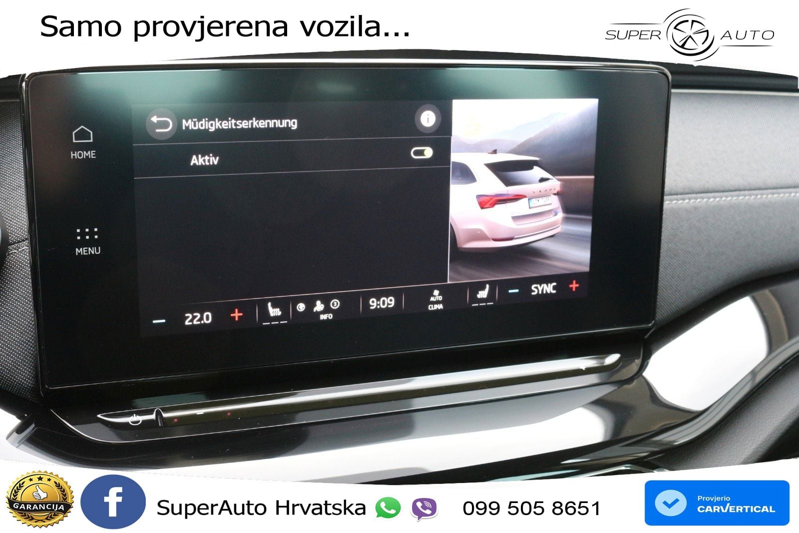 Škoda Octavia Combi 1.5 TSI (150 KS) MATRIX+GR SJED+KAM