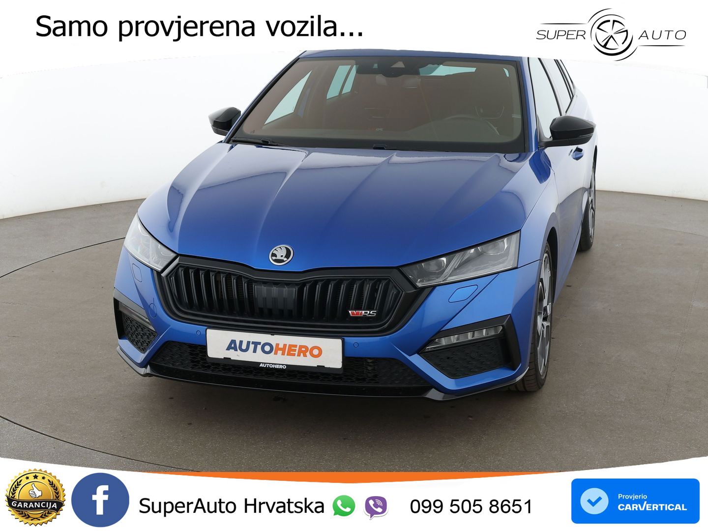 Škoda Octavia Combi RS 2.0 TSI (245 KS) DSG LED+GR SJED+ACC