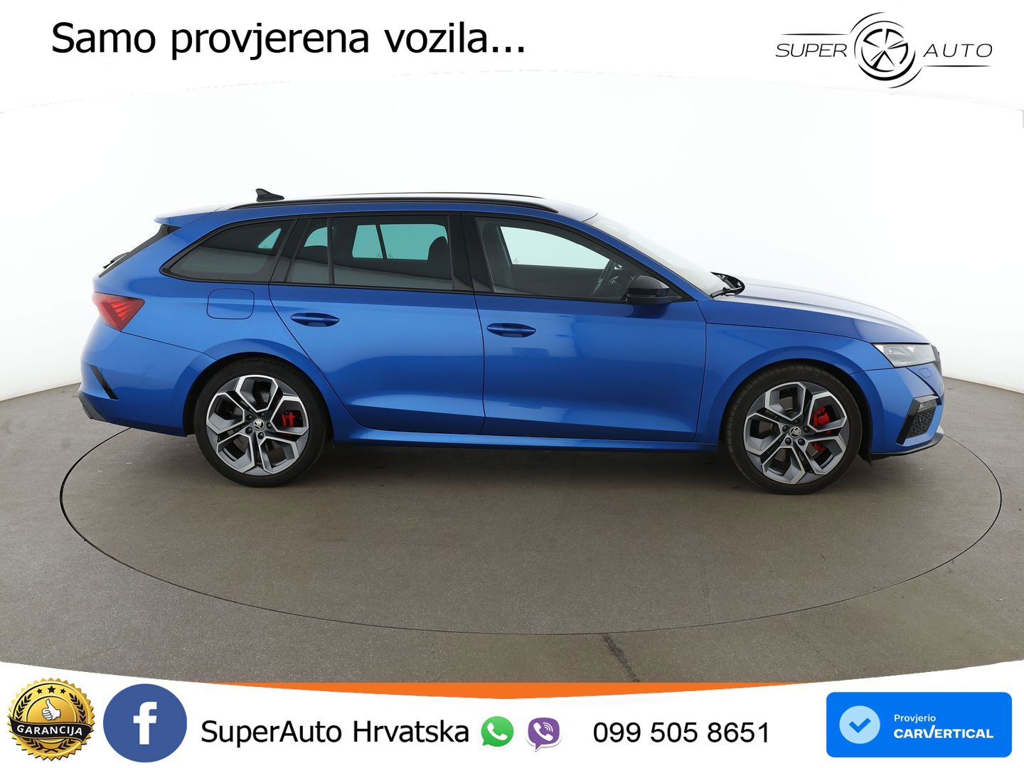 Škoda Octavia Combi RS 2.0 TSI (245 KS) DSG LED+GR SJED+ACC