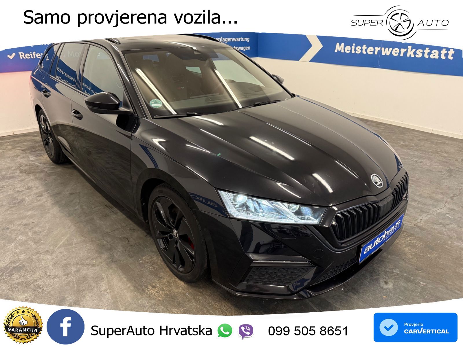 Škoda Octavia Combi RS 2.0 TDI (200 KS) DSG LED+GR SJED+ACC