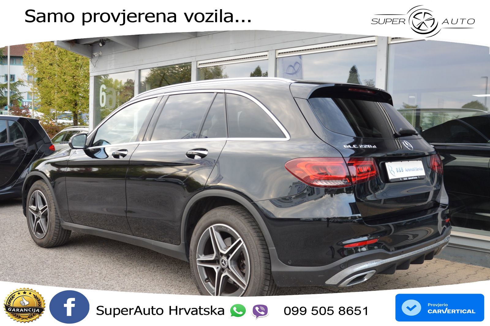 Mercedes GLC 220d (194 KS) 4MATIC G-TRONIC AMG ZRAČNI+ACC+GR SJED+KAM
